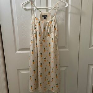 pineapple pattern dress